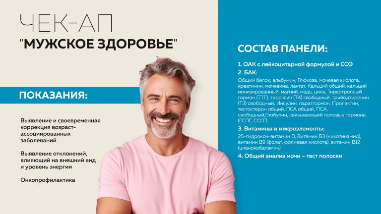 Чек-ап "Мужское здоровье"