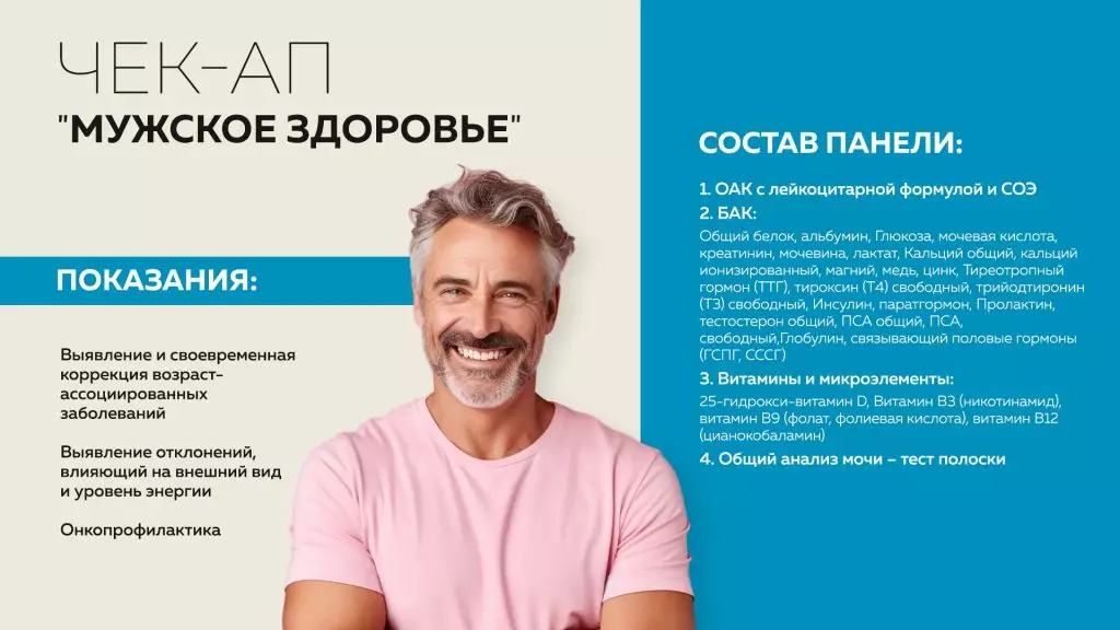 Чек-ап «Мужское здоровье»